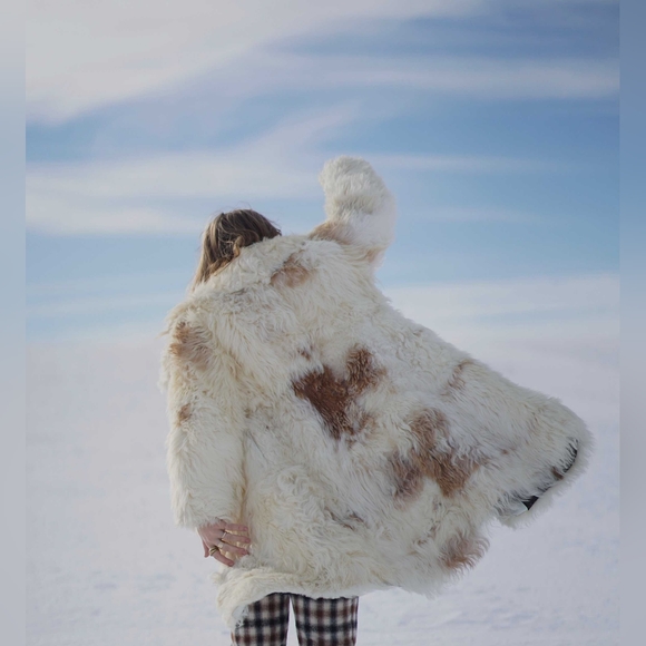 Vintage Mongolian Curly Lamb Fur Coat. - Picture 9 of 9
